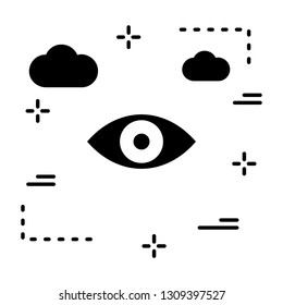 Vector eye icon
