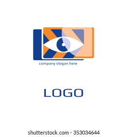 Vector of eye icon. Medical. Business icon for medical centers and company. Logo for modern surveillance technology. Vector illustration.