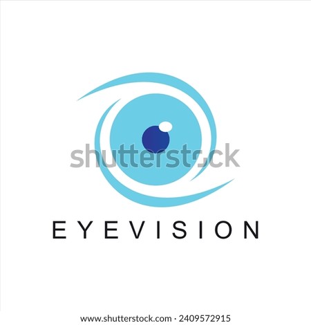 vector eye logo design template design