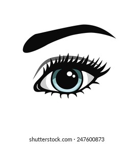 vector eye make-up