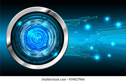 vector eyeball future technology, security concept background