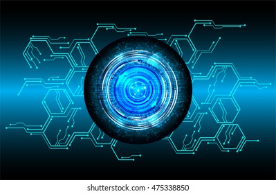 vector eyeball future technology, security concept background