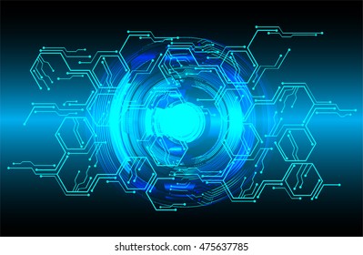 vector eyeball future technology, security concept background