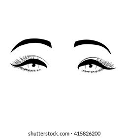 Vector eyes illustration
