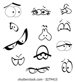 Vector eyes, lots to choose from, editable