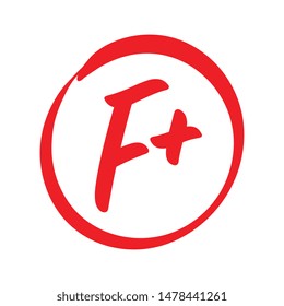 Vector F Plus Red Grade Mark