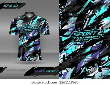 Vector fabric abstract grunge background for extreme sports jersey, racing, soccer, gaming, motocross, cycling, downhill, leggings