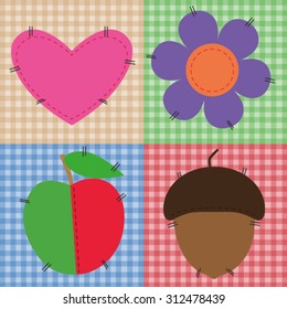 Vector fabric applique