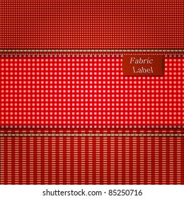 vector fabric background for your design.
