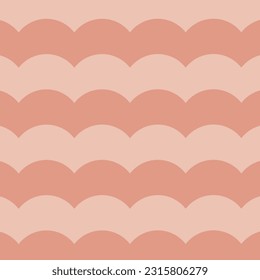 Vector fabric pattern illustration background abstract curve patterns cute curve make from circle all rose pink gold pink color tone wallpaper.