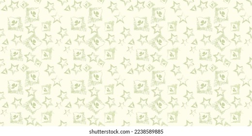 Vector Fabric Pattern Triangle Square Star Shape Background Wallpaper