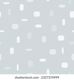Vector fabric subtle ornament. Seamless pattern. Abstract fashion pattern background. Light grey texture.
