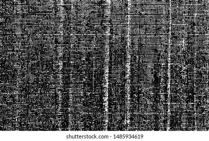Vector fabric texture. Distressed texture of weaving fabric. Grunge background. Abstract halftone vector illustration. Overlay for interesting effect and depth. Black isolated on white background.