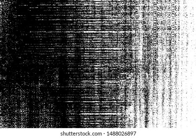 Vector fabric texture. Distressed texture of weaving fabric. Grunge background. Abstract halftone vector illustration. Overlay for interesting effect and depth. Black isolated on white background.