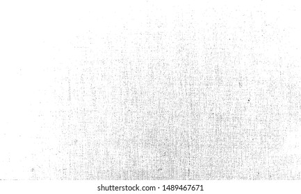 Vector fabric texture. Distressed texture of weaving fabric. Grunge background. Abstract halftone vector illustration. Overlay for interesting effect and depth. Black isolated on white background.