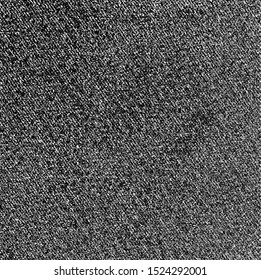 Vector fabric texture. Distressed texture of weaving fabric. Grunge background. Abstract halftone vector illustration. Overlay to create interesting effect and depth. Black isolated on white. EPS10.
