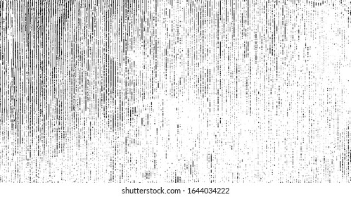 Vector fabric texture. Distressed texture of weaving fabric. Grunge background. Abstract halftone vector illustration. Overlay to create interesting effect and depth. Black isolated on white. EPS10.