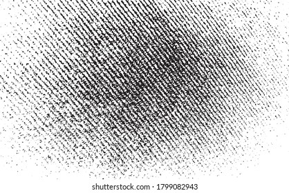 Vector fabric texture. Distressed texture of weaving fabric. Grunge background. Abstract halftone vector illustration. Overlay to create interesting effect and depth. Black isolated on white. EPS10.