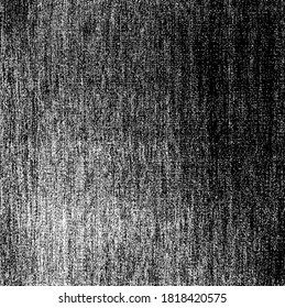 Vector fabric texture. Distressed texture of weaving fabric. Grunge background. Abstract halftone vector illustration. Overlay to create interesting effect and depth. Black isolated on white. EPS10.