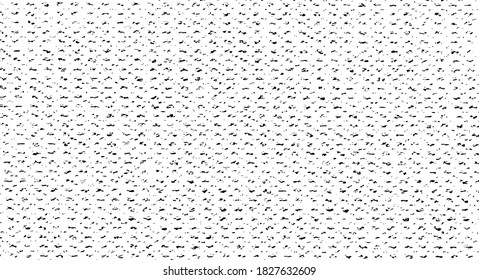 Vector fabric texture. Distressed texture of weaving fabric. Grunge background. Abstract halftone vector illustration. Overlay to create interesting effect and depth. Black isolated on white. EPS10.