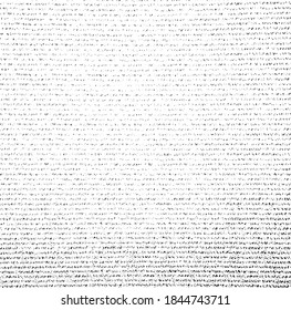 Vector fabric texture. Distressed texture of weaving fabric. Grunge background. Abstract halftone vector illustration. Overlay to create interesting effect and depth. Black isolated on white. EPS10.