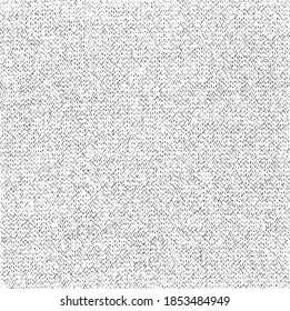 Vektor-Textur. Bedrängte Textur des Webgewebes. brüchiger Hintergrund. Abstrakte Halbtonvektorgrafik. Overlay, um interessante Wirkung und Tiefe zu erzeugen. Schwarz einzeln auf Weiß. EPS10.