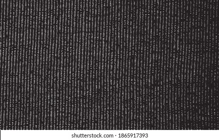 Vector fabric texture. Distressed texture of weaving fabric. Grunge background. Abstract halftone vector illustration. Overlay to create interesting effect and depth. Black isolated on white. EPS10.