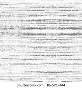 Vector fabric texture. Distressed texture of weaving fabric. Grunge background. Abstract halftone vector illustration. Overlay to create interesting effect and depth. Black isolated on white. EPS10.