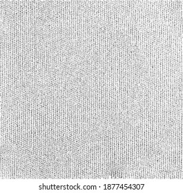 Vector fabric texture. Distressed texture of weaving fabric. Grunge background. Abstract halftone vector illustration. Overlay to create interesting effect and depth. Black isolated on white. EPS10.