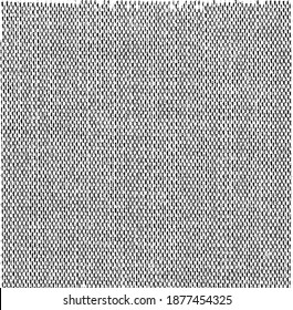Vektor-Textur. Bedrängte Textur des Webgewebes. brüchiger Hintergrund. Abstrakte Halbtonvektorgrafik. Overlay, um interessante Wirkung und Tiefe zu erzeugen. Schwarz einzeln auf Weiß. EPS10.