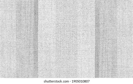 Vector fabric texture. Distressed texture of weaving fabric. Grunge background. Abstract halftone vector illustration. Overlay to create interesting effect and depth. Black isolated on white. EPS10.