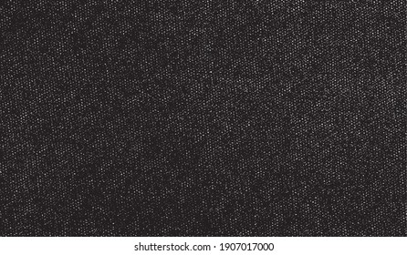 Vector fabric texture. Distressed texture of weaving fabric. Grunge background. Abstract halftone vector illustration. Overlay to create interesting effect and depth. Black isolated on white. EPS10.