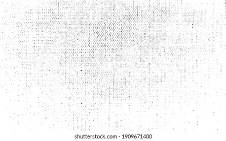 Vector fabric texture. Distressed texture of weaving fabric. Grunge background. Abstract halftone vector illustration. Overlay to create interesting effect and depth. Black isolated on white. EPS10.