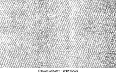 Vector fabric texture. Distressed texture of weaving fabric. Grunge background. Abstract halftone vector illustration. Overlay to create interesting effect and depth. Black isolated on white. EPS10.