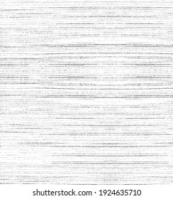 Vector fabric texture. Distressed texture of weaving fabric. Grunge background. Abstract halftone vector illustration. Overlay to create interesting effect and depth. Black isolated on white. EPS10.