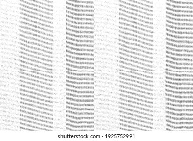 Vector fabric texture. Distressed texture of weaving fabric. Grunge background. Abstract halftone vector illustration. Overlay to create interesting effect and depth. Black isolated on white. EPS10.