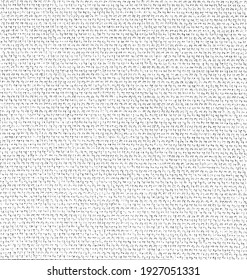 Vector fabric texture. Distressed texture of weaving fabric. Grunge background. Abstract halftone vector illustration. Overlay to create interesting effect and depth. Black isolated on white. EPS10.