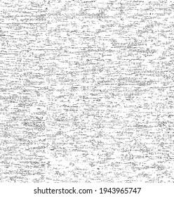 Vector fabric texture. Distressed texture of weaving fabric. Grunge background. Abstract halftone vector illustration. Overlay to create interesting effect and depth. Black isolated on white. EPS10.