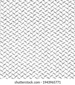Textura de tela vectorial. Textura angustiada de tejido. Borde de fondo. Ilustración del vector de medio tono abstracto. Superposición para crear un efecto interesante y profundidad. Negro aislado en blanco. EPS10.