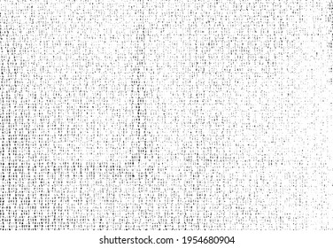 Vector fabric texture. Distressed texture of weaving fabric. Grunge background. Abstract halftone vector illustration. Overlay to create interesting effect and depth. Black isolated on white. EPS10.