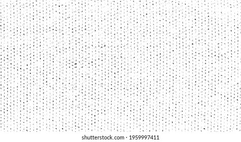 Vector fabric texture. Distressed texture of weaving fabric. Grunge background. Abstract halftone vector illustration. Overlay to create interesting effect and depth. Black isolated on white. EPS10.