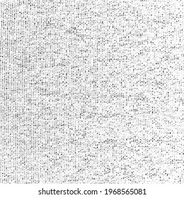 Vector fabric texture. Distressed texture of weaving fabric. Grunge background. Abstract halftone vector illustration. Overlay to create interesting effect and depth. Black isolated on white. EPS10.