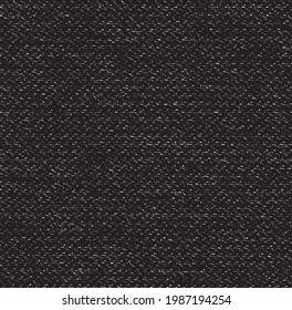 Vector fabric texture. Distressed texture of weaving fabric. Grunge background. Abstract halftone vector illustration. Overlay to create interesting effect and depth. Black isolated on white. EPS10.