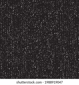 Vector fabric texture. Distressed texture of weaving fabric. Grunge background. Abstract halftone vector illustration. Overlay to create interesting effect and depth. Black isolated on white. EPS10.