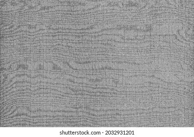 Vector fabric texture. Distressed texture of weaving fabric. Grunge background. Abstract halftone vector illustration. Overlay to create interesting effect and depth. Black isolated on white. EPS10.