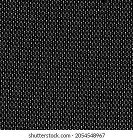 Vector fabric texture. Distressed texture of weaving fabric. Grunge background. Abstract halftone vector illustration. Overlay to create interesting effect and depth. Black isolated on white. EPS10.