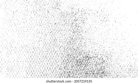 Vektor-Textur. Bedrängte Textur des Webgewebes. brüchiger Hintergrund. Abstrakte Halbtonvektorgrafik. Overlay, um interessante Wirkung und Tiefe zu erzeugen. Schwarz einzeln auf Weiß. EPS10.
