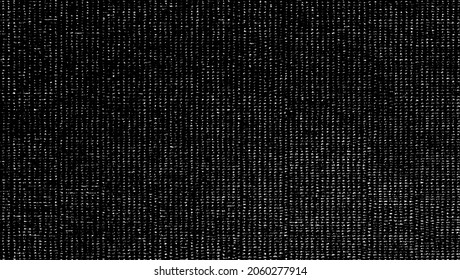 Vektor-Textur. Bedrängte Textur des Webgewebes. brüchiger Hintergrund. Abstrakte Halbtonvektorgrafik. Overlay, um interessante Wirkung und Tiefe zu erzeugen. Schwarz einzeln auf Weiß. EPS10.
