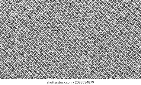 Vector fabric texture. Distressed texture of weaving fabric. Grunge background. Abstract halftone vector illustration. Overlay to create interesting effect and depth. Black isolated on white. EPS10.