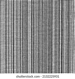 Texture vectorielle tissu. Texture en tissu de tissage en relief. Arrière-plan grunge. Illustration vectorielle abstraite demi-teinte. Superposer pour créer un effet et une profondeur intéressants. Noir isolé sur blanc. EPS10.